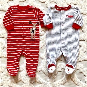 Carter’s 3M Baby Boy Christmas Sleeper Bundle